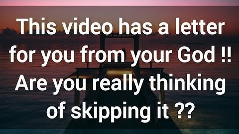 🎉 This video has a letter for you from your God 💯 God