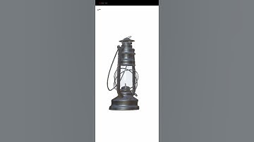 Lantern 3D model made at nomad sculpt app