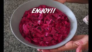 How to make Creamy beetroot salad |Beets