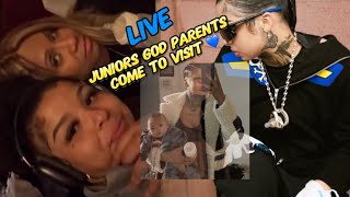 Junior s God Parents come to visit Chrisean out for dinner LIVE 2024