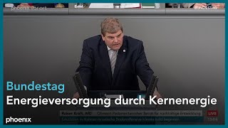 Bundestagsdebatte zur Energieversorgung durch Kernenergie am 26.04.24