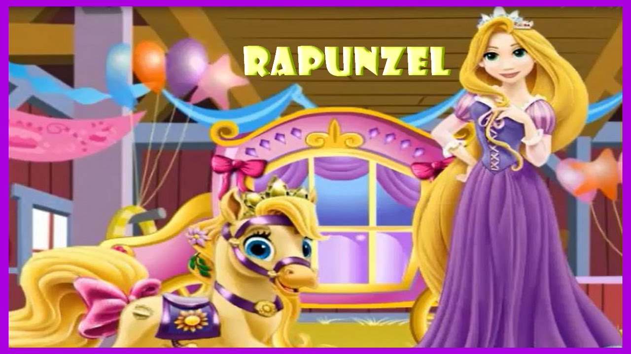 Have Fun with Rapunzel  Carriage Decor  Game  Episode Tangled 