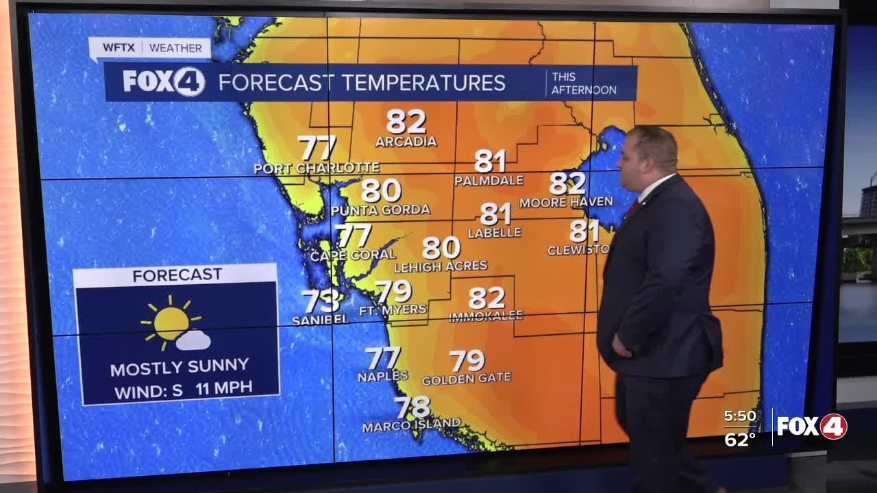 FORECAST: Seasonally warm and dry heading into the weekend - YouTube