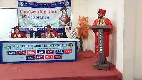 Celebration of Graduation Day at St.Joseph