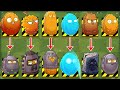 Random 28 NUT &amp; DEFENSE Plants Battlez - Who Will Win - PvZ 2 Plant vs Plant