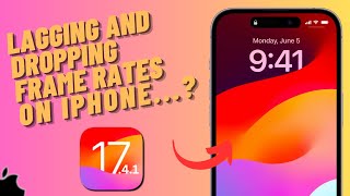 How To Fix iPhone Lagging And Dropping Frame Rate Issue After iOS 17.4.1 | SOLVED!!