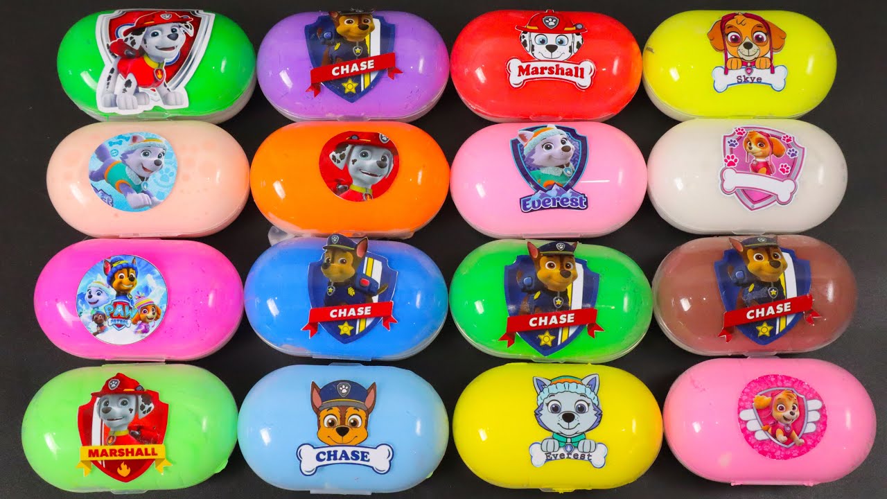 11 Minutes Satisfying with Mixing Full Colors Paw Patrol Character Into