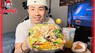 Wendy's HAS SALADS ANY GOOD?? | Cobb Salad Review