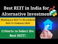 Best REIT in India for Alternative Investment -2022 | Mindspace Vs Brookfield Vs Embassy Reit Hindi