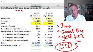 US T-bond futures conversion factor (CF, FRM T3-25)