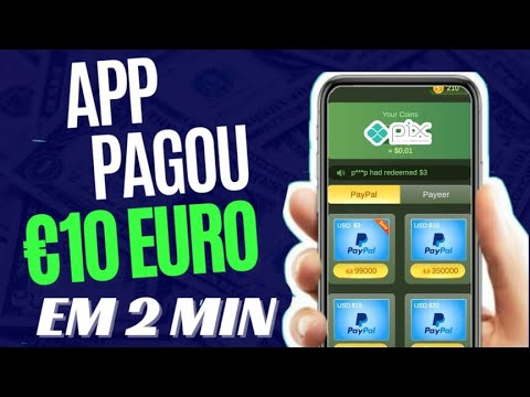 APLICATIVO PAGANDO 10 EURO A CADA MINUTO! App Para Ganhar Dinheiro ASSISTINDO VIDEOS