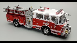 ALL NEW! American LaFrance Eagle Fire Engine Pumper Scale Model Kit Build How To Assemble Paint