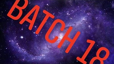 INTRO WITH 18th BATCH-NITOR