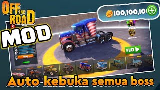 Auto Kebuka Semua Boss | Review Game Off The Road Mod screenshot 2