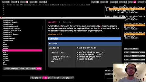 Sonic Pi Tutorial - Density function