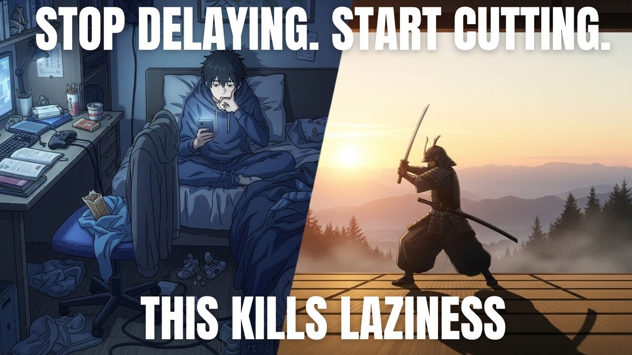 400-Year-Old Samurai Method to Kill Laziness | Miyamoto Musashi