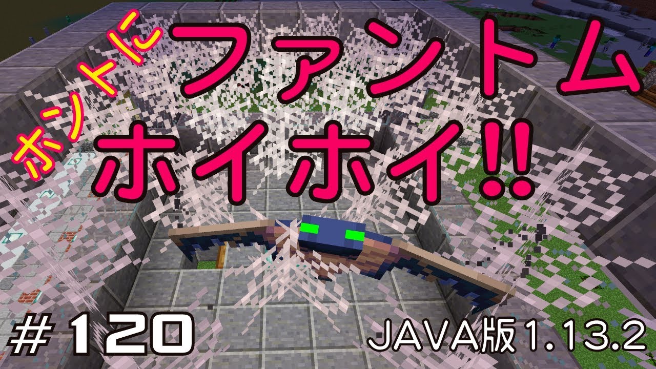 マイクラプレイ日記 1 ホントにファントムホイホイ Java版1 13 2 Minecraft Labo