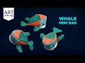 Whale Mini Bag  | Cute Whale Pouch Tutorial | DIY  | Jute Craft | DIY Jute Crafts | @VENTUNOART