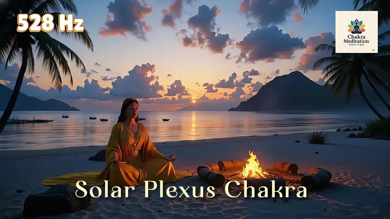 Morning Strength & Will Power Meditation Music | 528 Hz Solar Plexus ...