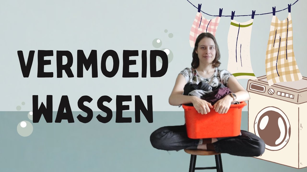 Vermoeid de was doen