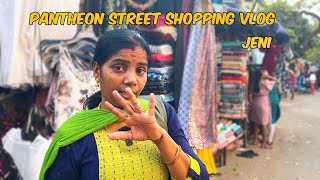 இந்த வெயிலுக்கு ஏற்ற காட்டன் Materials Shopping VLOG //Pantheon Street Cloth Market |  Jeni