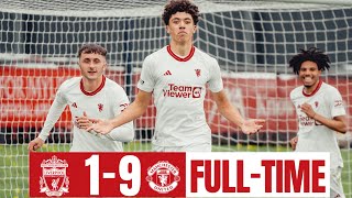 Manchester United 9  1 Liverpool | Highlights | Premier League U18 | 060424