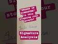 Breaks in signature is stopping you #GraphologyInsights #shorts