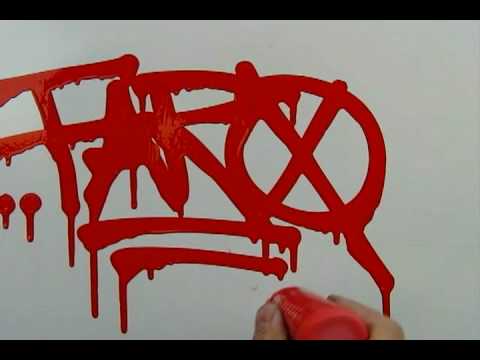 Graffiti Supplies Demo: Krink Squeeze Marker and Steel Tip Tags