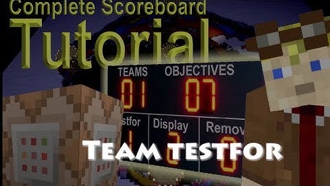 How To Use the Scoreboard Team Testfor Command