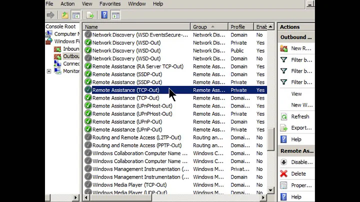 Working with the Windows Firewall with Advanced Security (SY0-401)