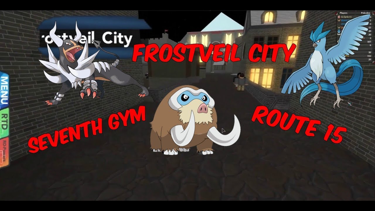 Pokemon Brick Bronze Route Frostveil City Th Gym Youtube