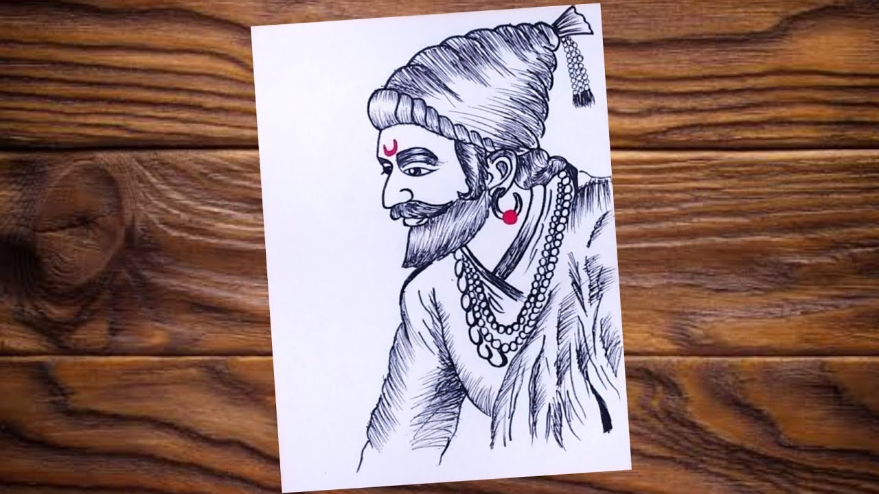 Chhatrapati Shivaji Maharaj Jayanti drawing | easy drawing | for