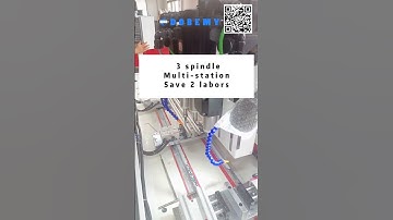 #CNC 3 spindle auto cnc #drilling machine DOBEMY