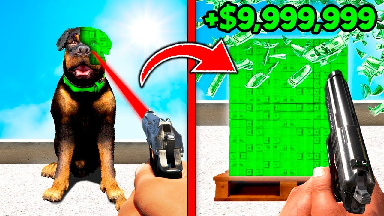 TODO lo que DISPARO se TRANSFORMA en DINERO en GTA 5
