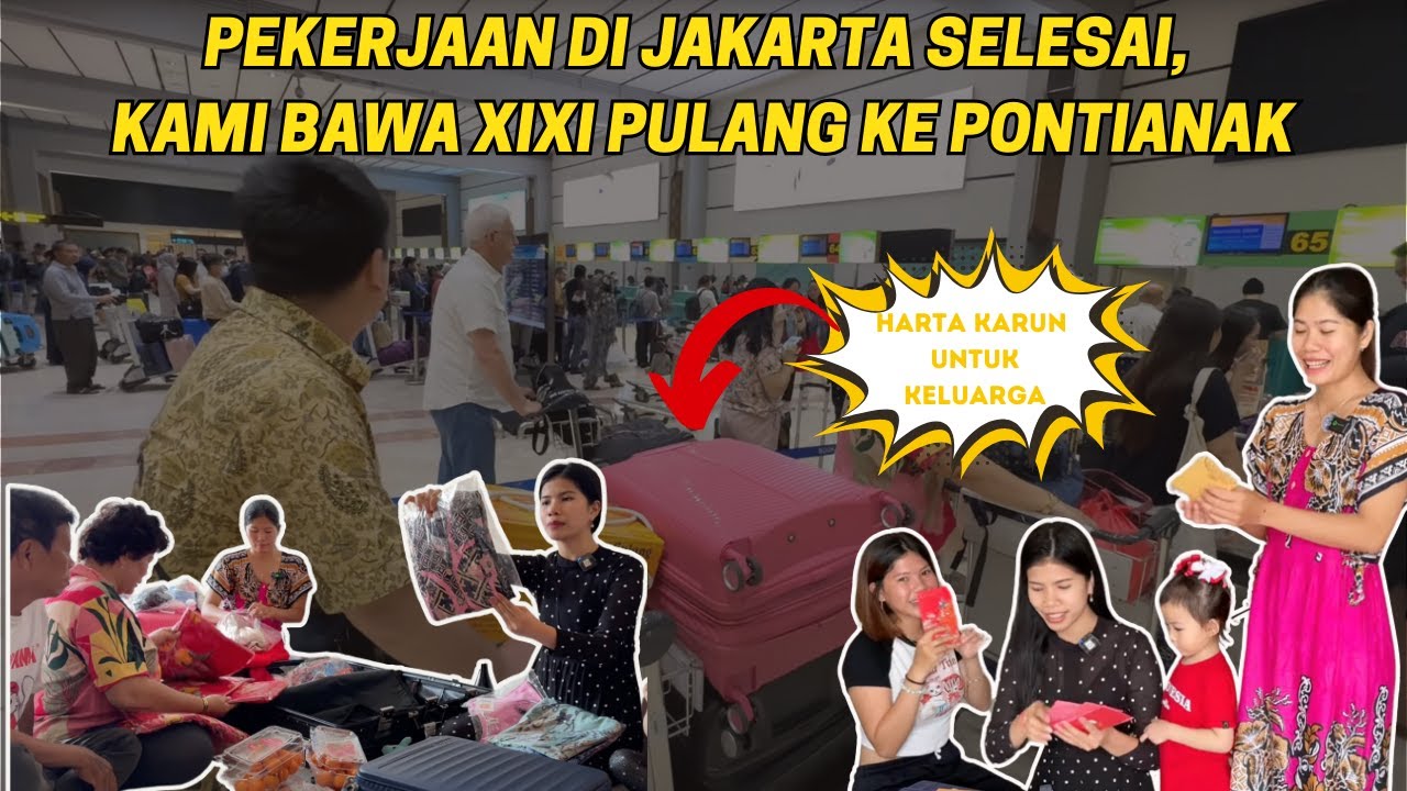 AKHIRNYA PULANG KE PONTIANAK BERKUMPUL DENGAN KELUARGA, SEMUA SANGAT SENANG