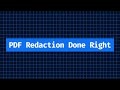 How to Properly Redact PDFs - Datalogics