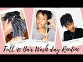 WASH DAY ROUTINE ON 4C NATURAL HAIR 2020| Extreme Hydration| Low porosity | Start to Finish+ Styling