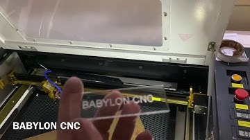 Máy Cắt Khắc Laser 6040 -60W Hướng dẫn Cắt Mica lên Tới 5-7mm