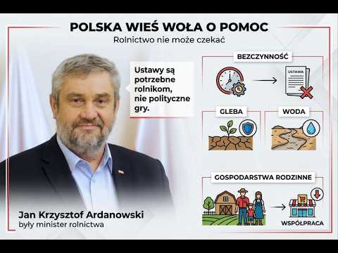 Ardanowski: polska wieś nie może dłużej czekać