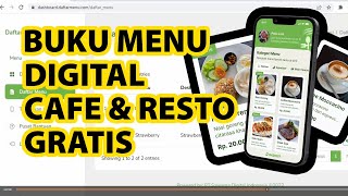 Cara membuat daftar menu cafe resto digital qr code gratis dan mudah screenshot 5