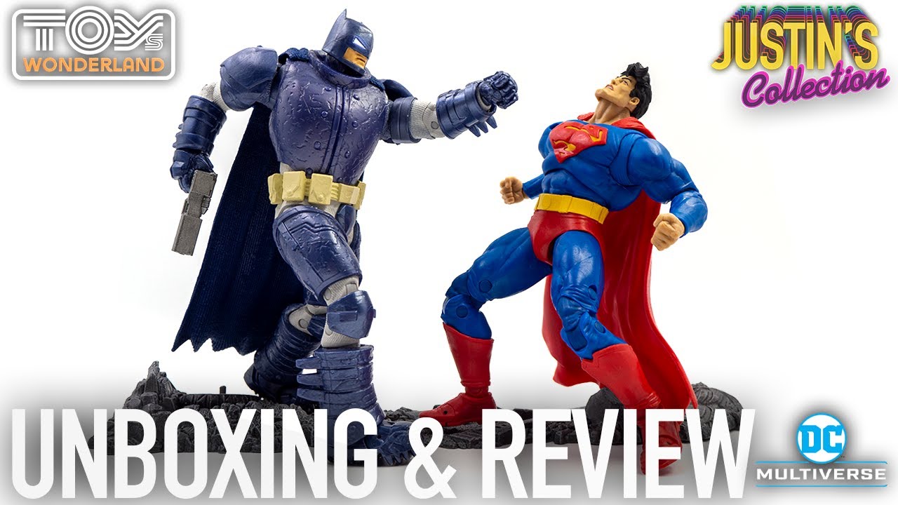 Armored Batman & Superman 2 Pack The Dark Knight Returns DC Multiverse  Unboxing & Review - YouTube