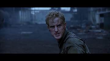 Behind The Enemy Lines 2001 movie seen with star sky song. going through mine field.