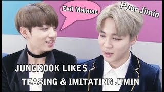 BTS Jungkook Teasing & Imitating Jimin