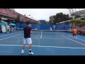 Kei Nishikori practice session 2016