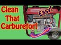 How to Clean a Generac Briggs and Stratton Nikki Carburetor - Generator Hunting for Fuel