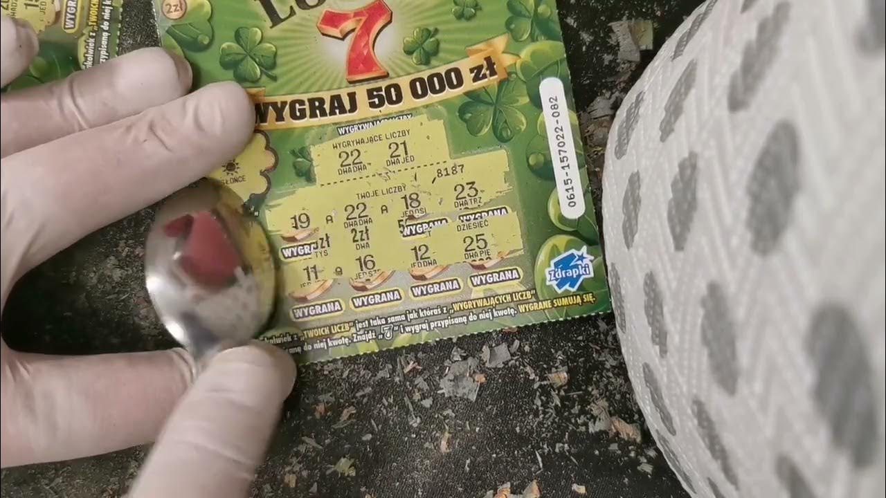 zdrapki Lucky 7 duża szansa wygranej 50 000 zł Jak wygrać w zdrapki lotto YouTube