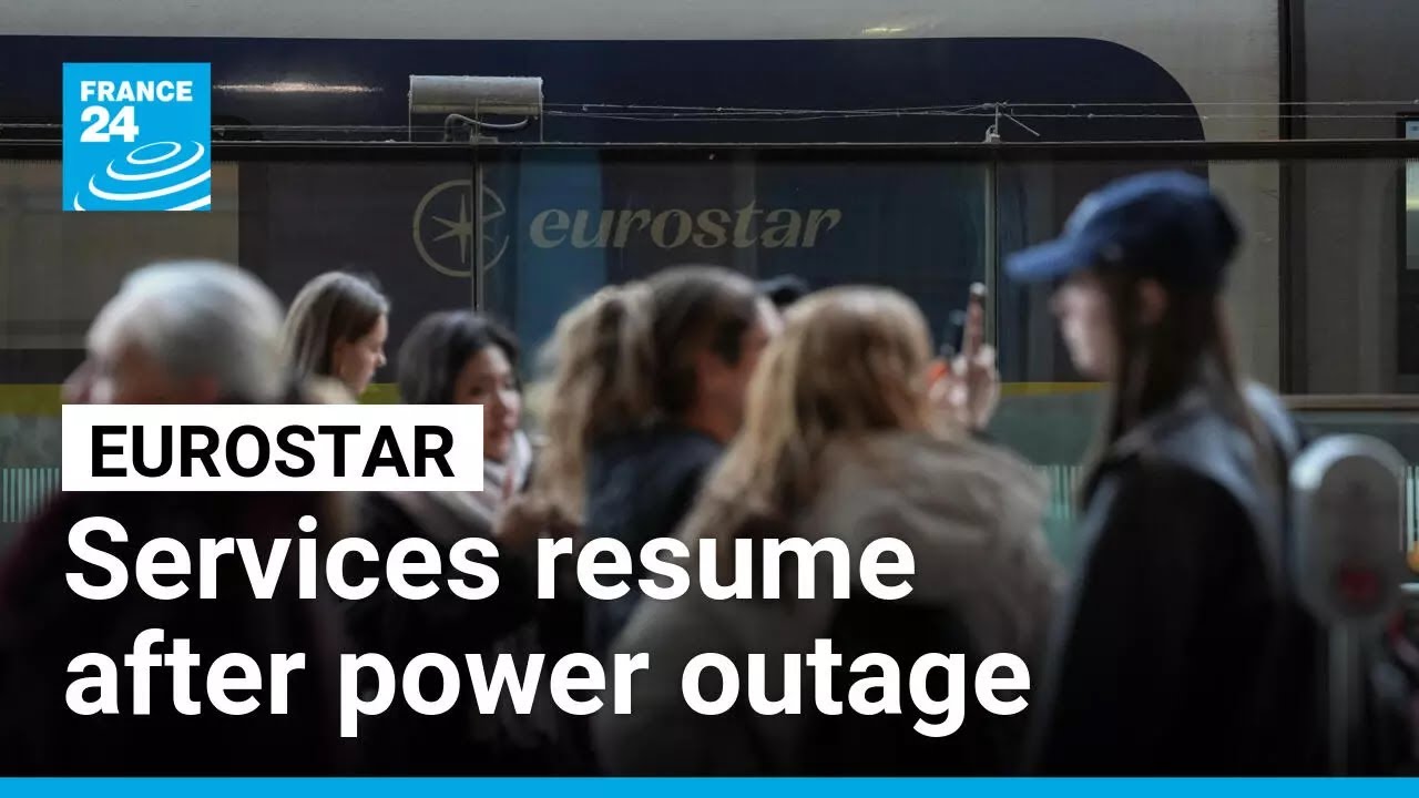 Eurostar services gradually resuming after major power supply issue • FRANCE 24 English