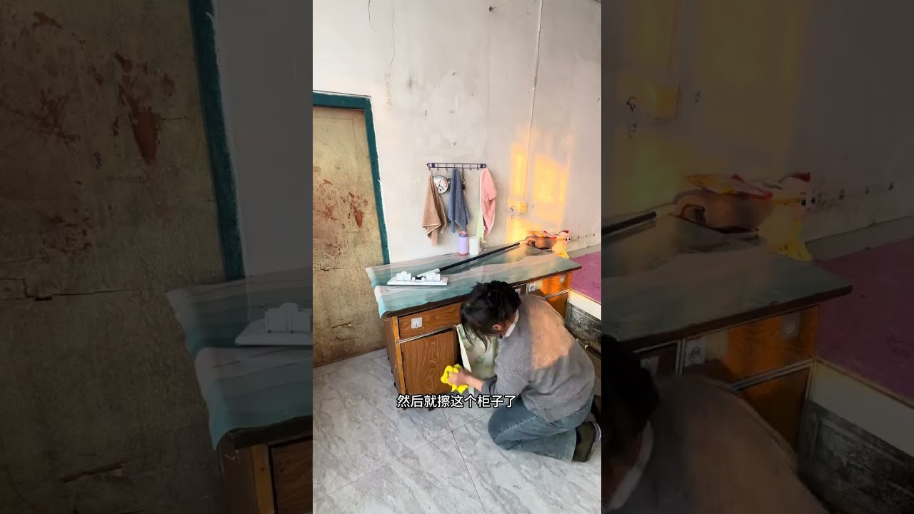 Xiao Zhao a diligent person spent seven busy hours at his mother s home cleaning the radia