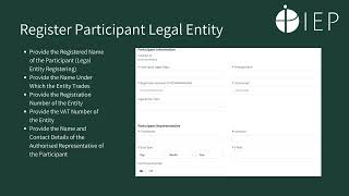 How to Register on IEP