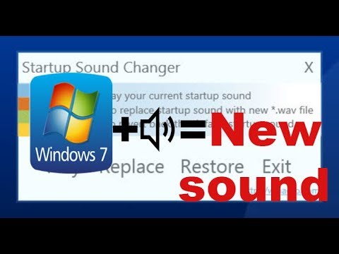 how to change the windows startup sound